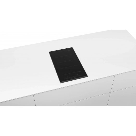 Placa modular de inducción Bosch PXX375FB1E, placa dominó 30 cm, 2 zonas Flex inducción, 3700W, cristal negro - imagen 5