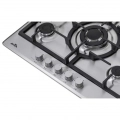 Placa de gas butano Artica AXG7050, 5 zonas, 70 cm, 10750W, Wok, parrilla forja, autoencendido, inox - imagen 4