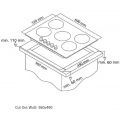 Placa de gas butano Artica AXG7050, 5 zonas, 70 cm, 10750W, Wok, parrilla forja, autoencendido, inox - imagen 8
