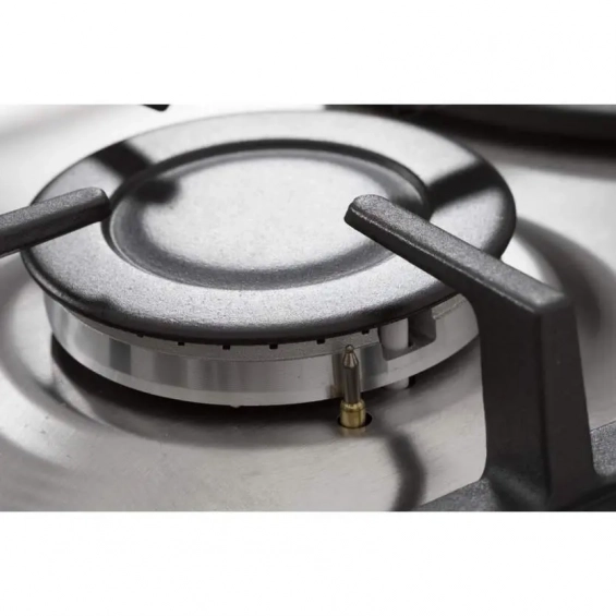 Placa de gas butano Artica AXG7050, 5 zonas, 70 cm, 10750W, Wok, parrilla forja, autoencendido, inox - imagen 6