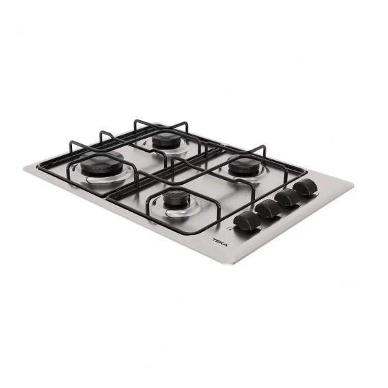 Placa de gas butano y natural Teka HLX 540 KL, 4 fuegos, 60 x 43.5 cm, 7500W, termopar seguridad, ref. 112620021, inox - imagen 3