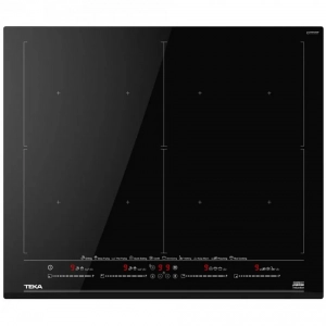 Placa de inducción Teka Home IZF 68780 MST, 4 zonas FullFlex inducción, 11100W, zona grande 19.75 cm, ref. 112500036, cristal negro