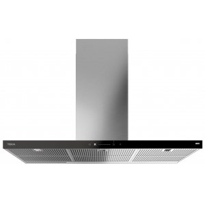 Campana inteligente decorativa de pared horizontal Teka Home DHP 118760, 110 cm, 883 m3/h, clase A+++, 3 velocidades + 2 intensivas, 55dB, Touch Control, HobtoHood, FreshAir, Wifi, ref. 112960013, inox
