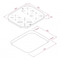 Placa vitrocerámica polivalente Teka TCC 6400 PLV, 4 zonas, 6900W, ref. 112550018, marco inox, cristal negro - imagen 7