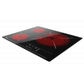 Placa vitrocerámica Teka TBC 63632 TTC, 3 zonas, zona gigante 32 cm, 6700W, ref. 112530007, cristal negro - imagen 6