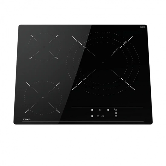 Placa vitrocerámica Teka TBC 63632 TTC, 3 zonas, zona gigante 32 cm, 6700W, ref. 112530007, cristal negro - imagen 3