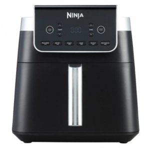 Freidora de aire Ninja MAX PRO AF180EU, 6.2 litros, 6 en 1, ideal 4 personas, 6 programas, Air Fry, hasta 240ºC, 2000W, negro