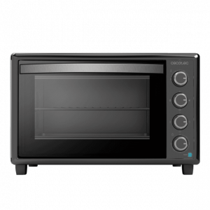 Horno de sobremesa compacto Cecotec Bake&Toast 6090 Black Gyro, 60 litros, 12 funciones, 2200W, rustidor giratorio, ref. 03822, negro