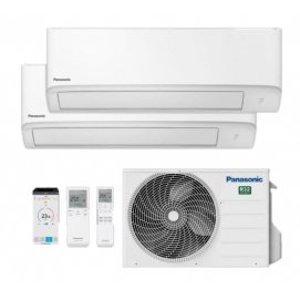 Panasonic – Aire acondicionado Multisplit 2×1 Panasonic con 2.150 frig/h + 3.010 frig/h – KIT-2TZ2535-ZBE.