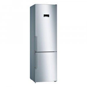 Frigorífico combi Bosch KGN39XIDP, 203 x 60 x 66 cm, No Frost, clase D, 191 kWh año, 36dB, 368 litros, cajón VitaFresh, Inverter, reversible, display, acero antihuellas