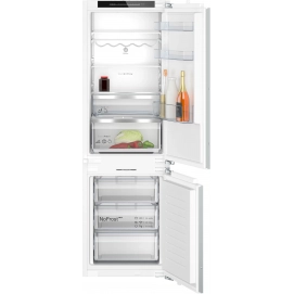 Frigorífico combi integrable Balay 3KID767F, 177.2 x 55.8 x 54.8 cm, No Frost, clase D, 186 kWh/año, 35dB, 206 litros, blanco
