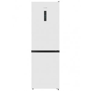 Frigorífico combi Hisense RB390N4BWC, No Frost, 186 x 59.5 x 59 cm, clase C, 15 kWh año, 36dB, 304 litros, reversible, inverter, display, luz LED, blanco