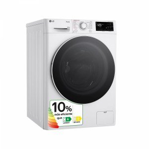 Lavadora - secadora LG F4DR5509A0W, 9kg lavado, 6kg secado, 1400rpm, vapor, blanco