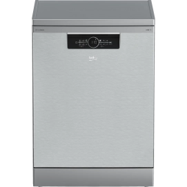 Lavavajillas Beko BDFN36650XC, 60 cm, 16 servicios, clase B, 66 kWh/100 ciclos, 43dB, 3ª bandeja, media carga, 11 programas, HomeWhiz,...