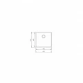 Fregadero Teka SQUARE 40.40 TG blanco ART. 115230029 - imagen 3