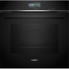 Horno con vapor multifunción Siemens HR776G1B1, 60 x 60 cm, Pirolítico, pulseSteam, AirFry, coolStart, abatible, 20 funciones, 71 litros,...