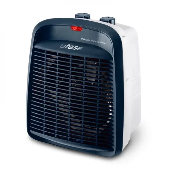 Calefactor Ufesa Persei, 2.000 W, IPX1, azul