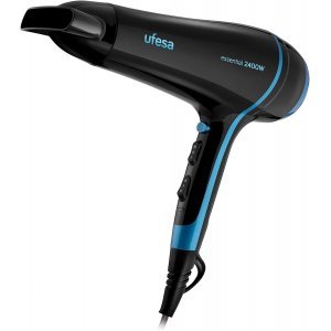 Secador de pelo Ufesa SC8350, 2400W, cerámico, negro