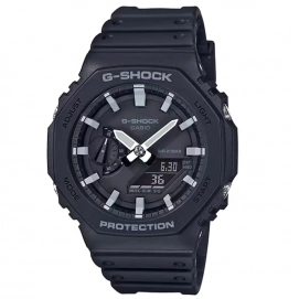 Reloj Casio G-Shock Trend GA-2100-1AER, resistente a golpes, resistente al agua, 20 bar, ligero y fuerte, negro