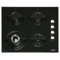 Placa de gas natural Cata CI 631 A, 4 zonas, Cristal Gas, 8000W, mandos laterales, ref. 08041412, cristal negro - imagen 2