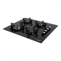Placa de gas natural Cata CI 631 A, 4 zonas, Cristal Gas, 8000W, mandos laterales, ref. 08041412, cristal negro - imagen 5