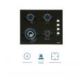 Placa de gas natural Cata CI 631 A, 4 zonas, Cristal Gas, 8000W, mandos laterales, ref. 08041412, cristal negro - imagen 6