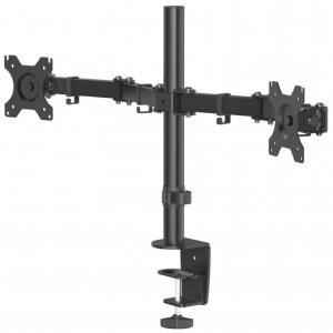 Soporte TV orientable de mesa para monitor Hama 00118491, para 2 monitores, para pantallas de 13