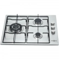 Placa de gas butano y natural Vitrokitchen EN630LIB, 3 zonas, Wok, inox - imagen 2