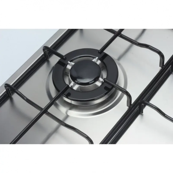 Placa de gas butano y natural Vitrokitchen EN630LIB, 3 zonas, Wok, inox - imagen 3