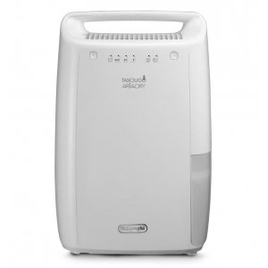 Deshumidificador Delonghi Tasciugo AriaDry DEX210SF, 10 litros al día, depósito de 2.1 litros, 36dB, para 45 m3, 265W, blanco