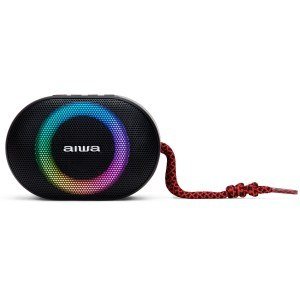 ALTAVOZ AIWA BST330-RD 10W RGB microSD rojo Bluetooth