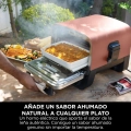 Horno exterior de sobremesa Ninja OO101EU, para pizza, con ahumador WoodFire, 8 funciones, terracota y acero - imagen 5