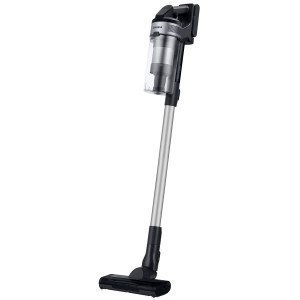 Aspirador escoba Samsung VS15A60AGR5/WA Aut. 40min, Jet 65 Pet 150AW Digital Inverter 21.6V negro metálico