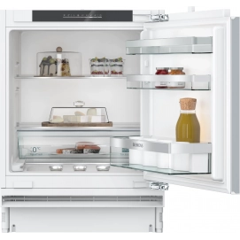 Frigorífico 1 puerta integrable Siemens KU21RADE0, Serie iQ500, 82 x 59.8 x 54.8 cm, Cíclico, clase E, 93 kWh/año, 35dB, 134 litros, blanco