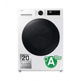 Lavadora - secadora Samsung WD11DG5B15BEEC, 11kg lavado, 6kg secado, 1400rpm, clase D, 308 kWh año, 72dB, WIfi, EcoBubble, Inverter, blanco