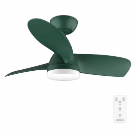 Ventilador de techo Cecotec EnergySilence Aero 3050 Mint, 92 cm, 35W, motor DC, luz LED 36W, 3 aspas, 6 velocidades, ref. 08466, verde