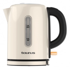 Hervidor de agua Taurus VINTAGE COMPACT CREAM 2400W, 1 litro, crema