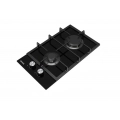 Placa de gas natural y butano modular Artica ACG60201, 2 zonas, Cristal Gas, 4000W, cristal negro - imagen 3