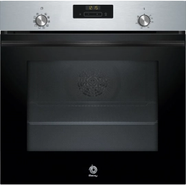 Horno multifunción Balay 3HB4131X3, Aqualisis, 59.5 x 59.4 cm, 71 litros, 7 programas, display LED, raíl comfort, clase A+, inox