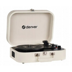 Tocadiscos giradiscos retro Denver VPL-130, beig