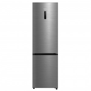 Frigorífico combi Midea MDRB521MIC46A, No Frost, 201 x 59.9 x 65.6 cm, control táctil, cajón fresh, clase C, inox