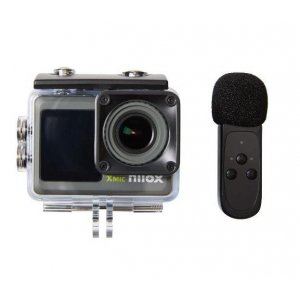 Videocámara deportiva Nilox ACTION CAM XMIC, 4K Ultra HD, 120 pps, CMOS, 8MP, pantalla 2