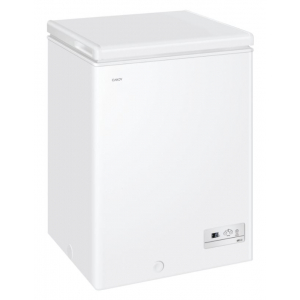 Arcón congelador horizontal Candy CHAE1002E, 84.5 x 54.4 x 49 cm, clase E, 168 kWh año, 39dB, blanco