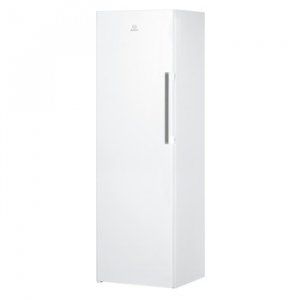 Congelador vertical Indesit UI8 F2C W, 187.5 x 59.5 x 63 cm, No Frost, clase E, 242 kWh año, 41dB, 263 litros, puerta reversible, blanco