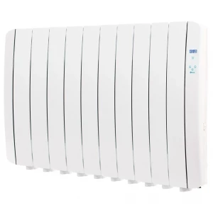 Radiador emisor térmico seco Haverland GD10, GD InerZia, piedra natural, 1.500 W, 10 elementos, blanco