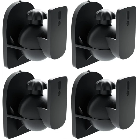 Soporte de pared orientable para altavoz FDM SBE.2, negro