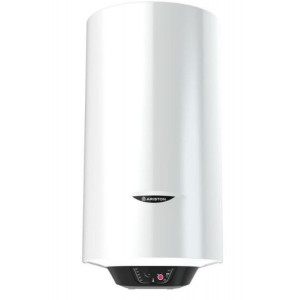 Termo eléctrico Ariston PRO1 ECO DRY MULTIS 50 SLIM EU, 50 litros, 1.800 W, multiposición, clase B, blanco