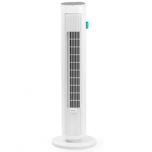 Ventilador de torre Orbegozo TWM 0955, 89 cm, 45W, 3 velocidades, 3 modos normal, nature y Sleep, táctil, temporizador 7.5 horas, mando a distancia, bandeja esencia aromática, asa transporte, oscilante, rejilla seguridad, silencioso, blanco