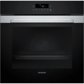 Horno multifunción Siemens HB372AES3, Serie iQ300, 60 x 60 cm, 71 litros, Pirolítico, 7 funciones, 10 programas automáticos, AirFry,...