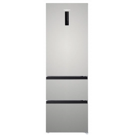 Frigorífico combi Corberó CFFDM421NFXINV, French Door, 3 puertas, 190.8 x 60 x 63 cm, No Frost, clase E, 273 kWh/año, 39dB, 401 litros, Inverter,...